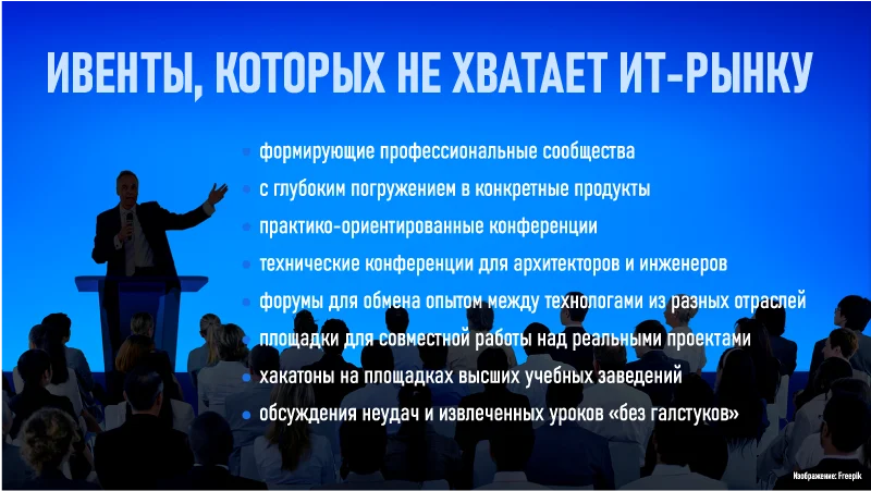 Ивенты, которых не хватает ИТ-рынку