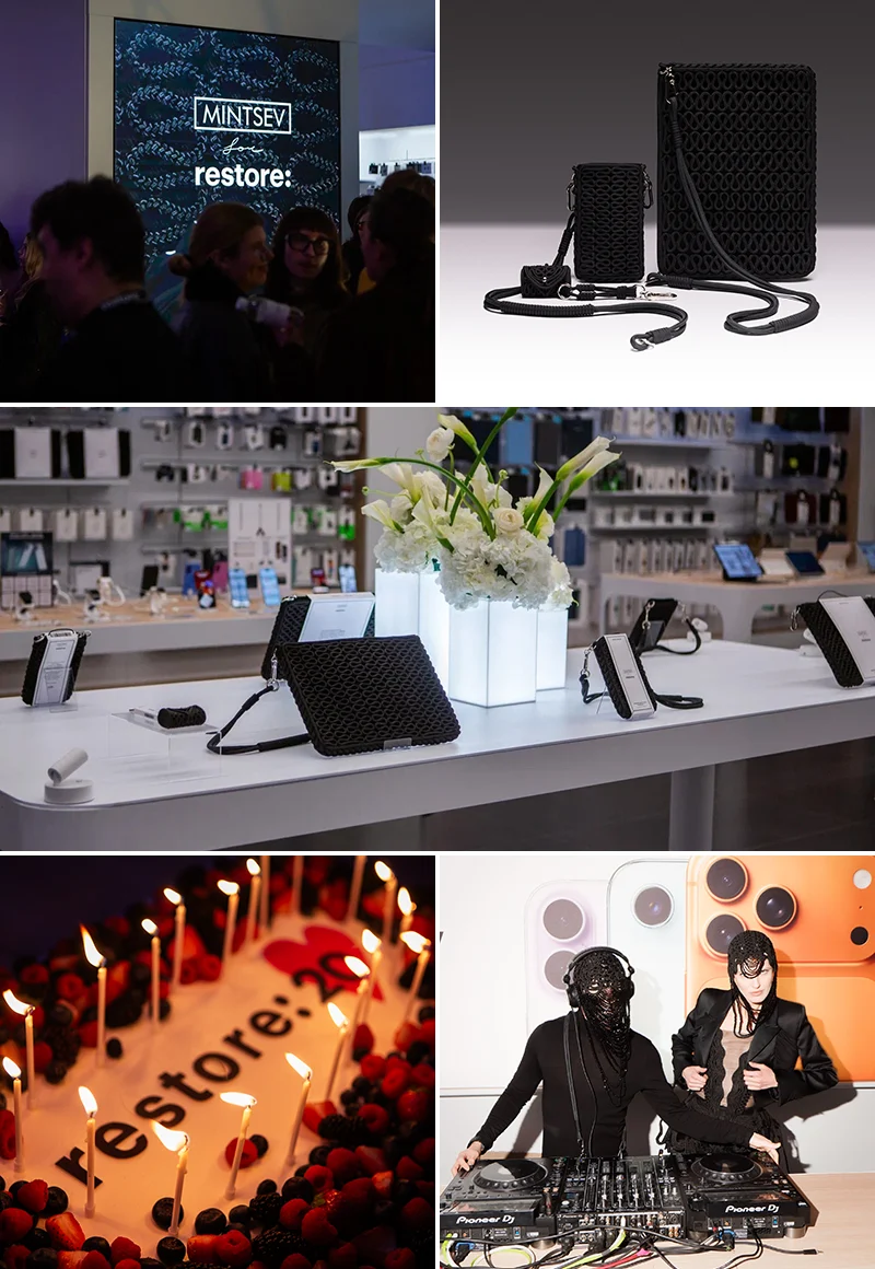 restore: и MINTSEV презентовали авангардную капсулу аксессуаров для гаджетов