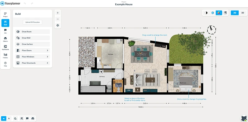Скриншот программы Floorplanner 