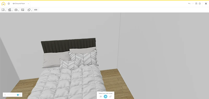 Скриншот интерфейса HomeByMe Скриншот интерфейса HomeByMe