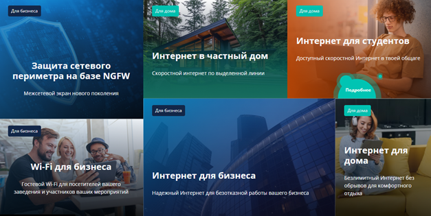 Услуги Деловой сети
